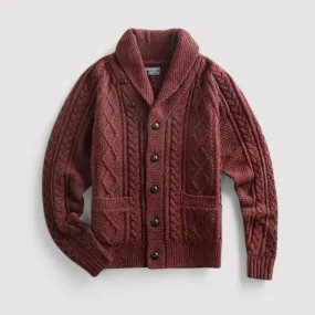 Ancien | Kings Bridge Men's Shawl Collar Cardigan