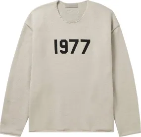 Fear of God Essentials Raw Edge Sweater 'Wheat', cream