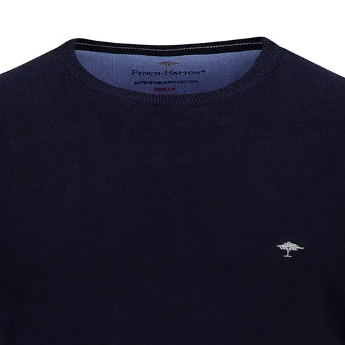 Fynch Hatton navy blue pullover