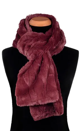 Men's Classic Scarf - Luxury Faux Fur in Cranberry Creek (SOLD OUT)