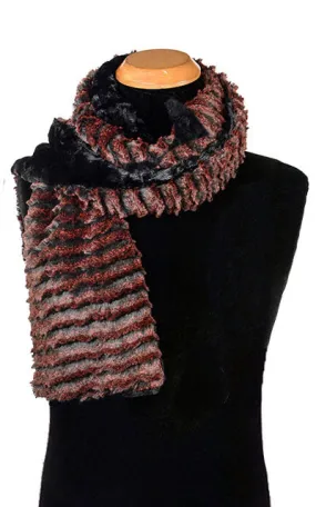 Men's Classic Scarf - Two-Tone, Desert Sand Faux Fur